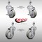 Service Caster 4 Inch SS Gray Polyurethane Swivel 12mm Threaded Stem Caster Brake SCC, 2PK SCC-SSTS20S414-PPUB-TLB-M1215-2-S-2 - alternate 1